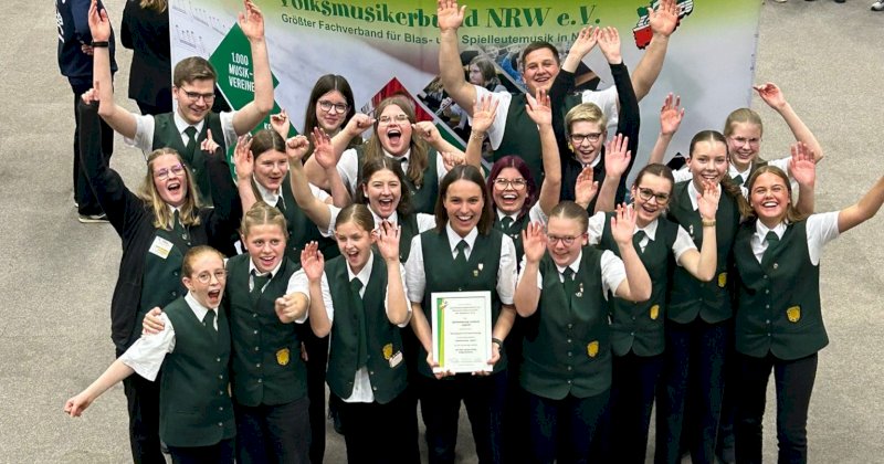 Spielmannszug-Jugend qualifiziert sich zur deutschen Meisterschaft